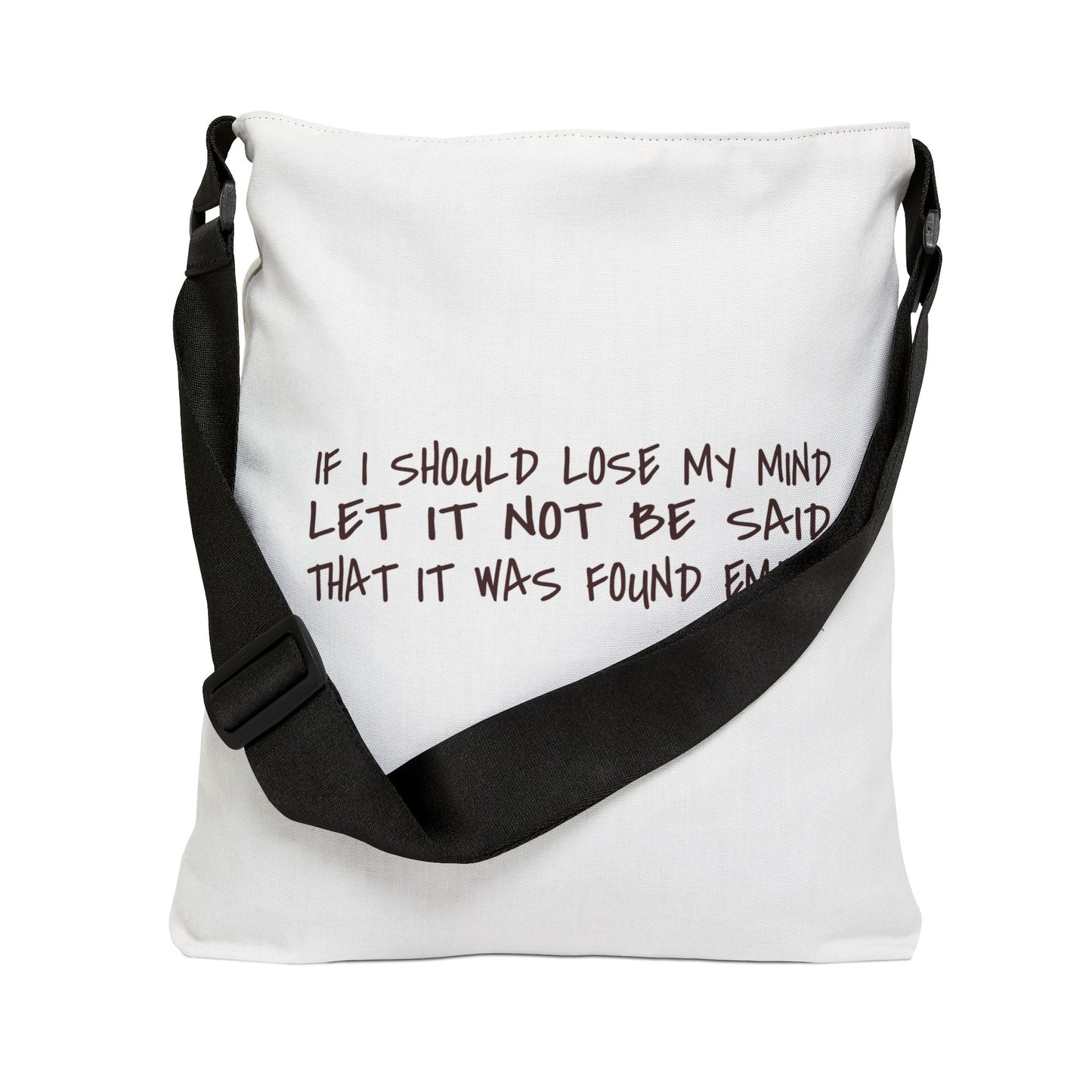 Tote Bag (Adjustable Strap)