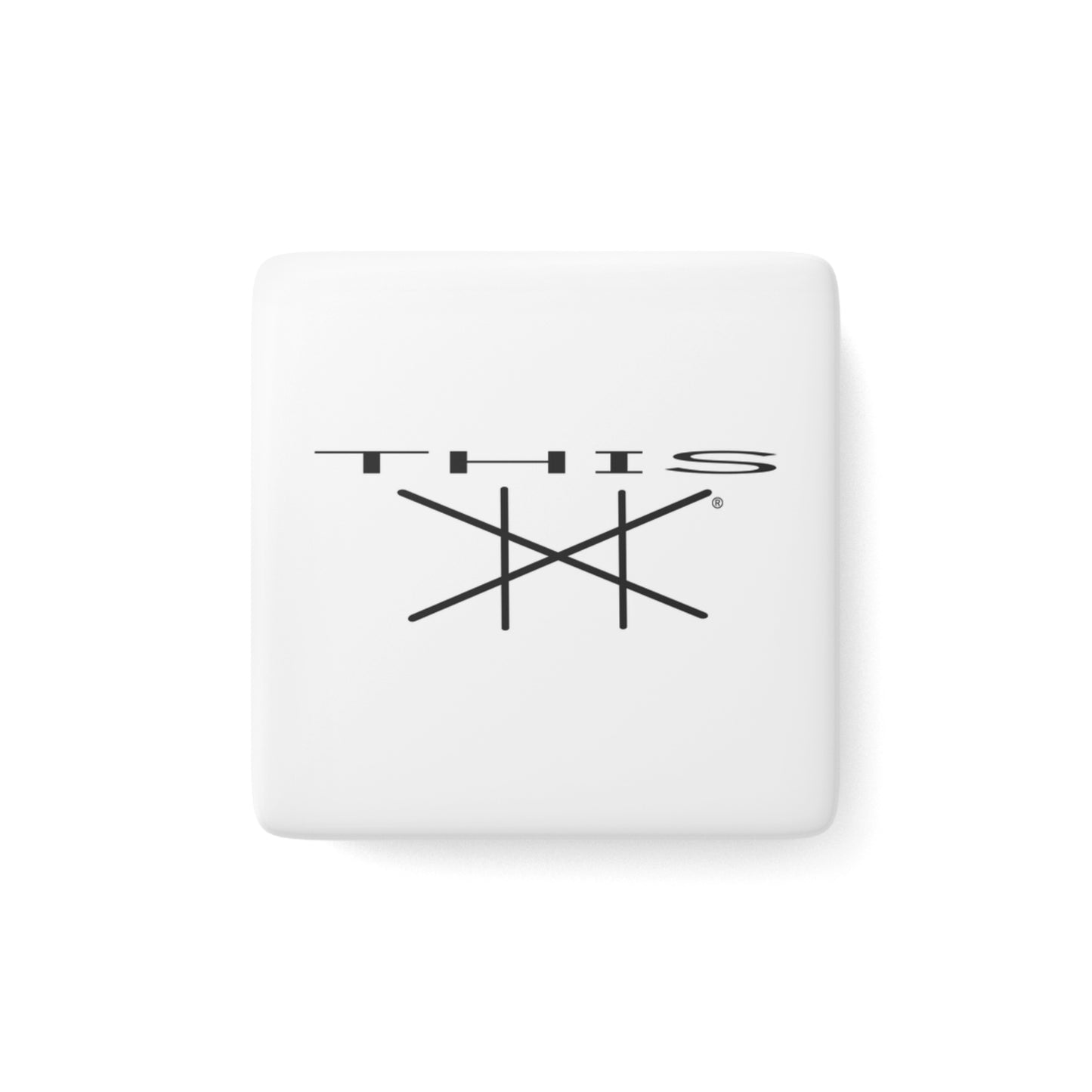 Porcelain Magnet, Square