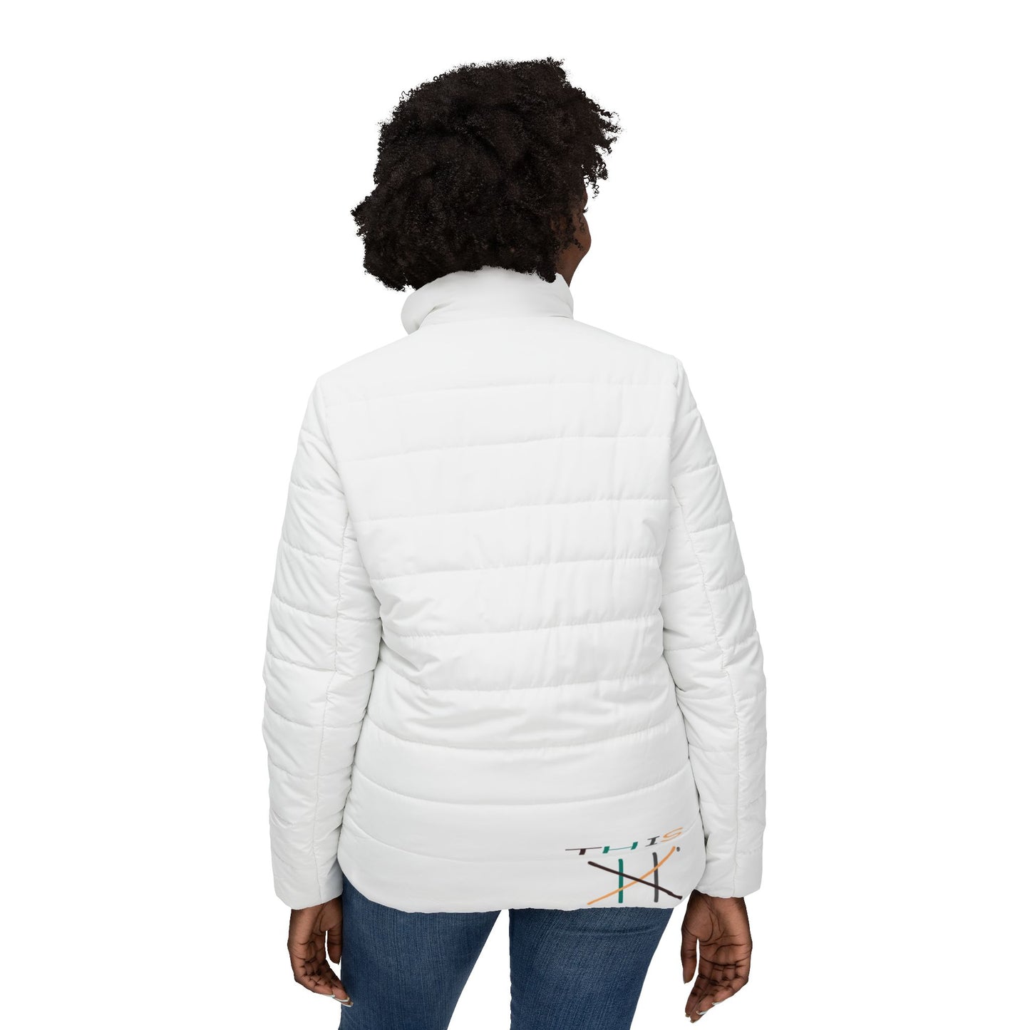 Stylish Women’s Puffer Jacket with Bold Design