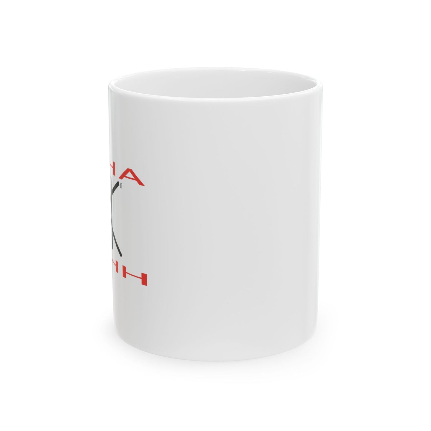 Ceramic Coffee Mug - 11oz & 15oz. HAHA/AAHH (Haha...I get it: joke's on me)