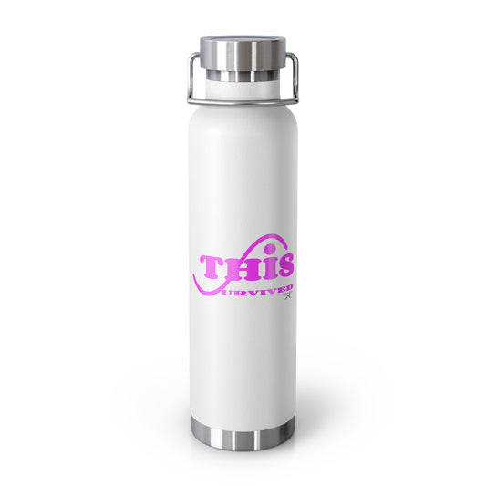 Copper Vacuum Insulated Water Bottle - 22oz