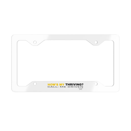 Metal License Plate Frame