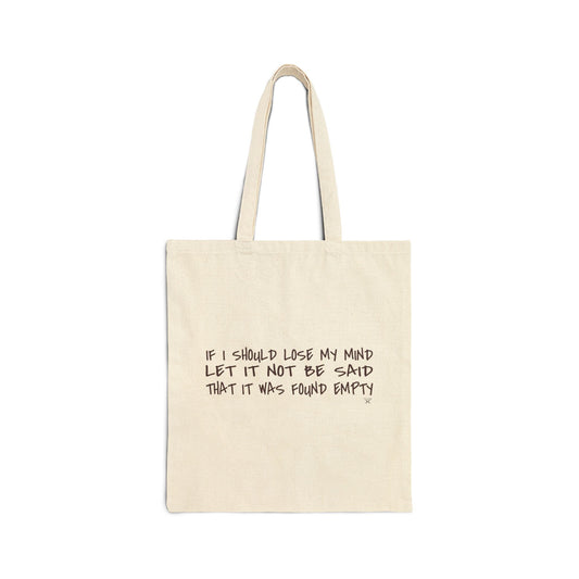 Cotton Canvas Tote Bag