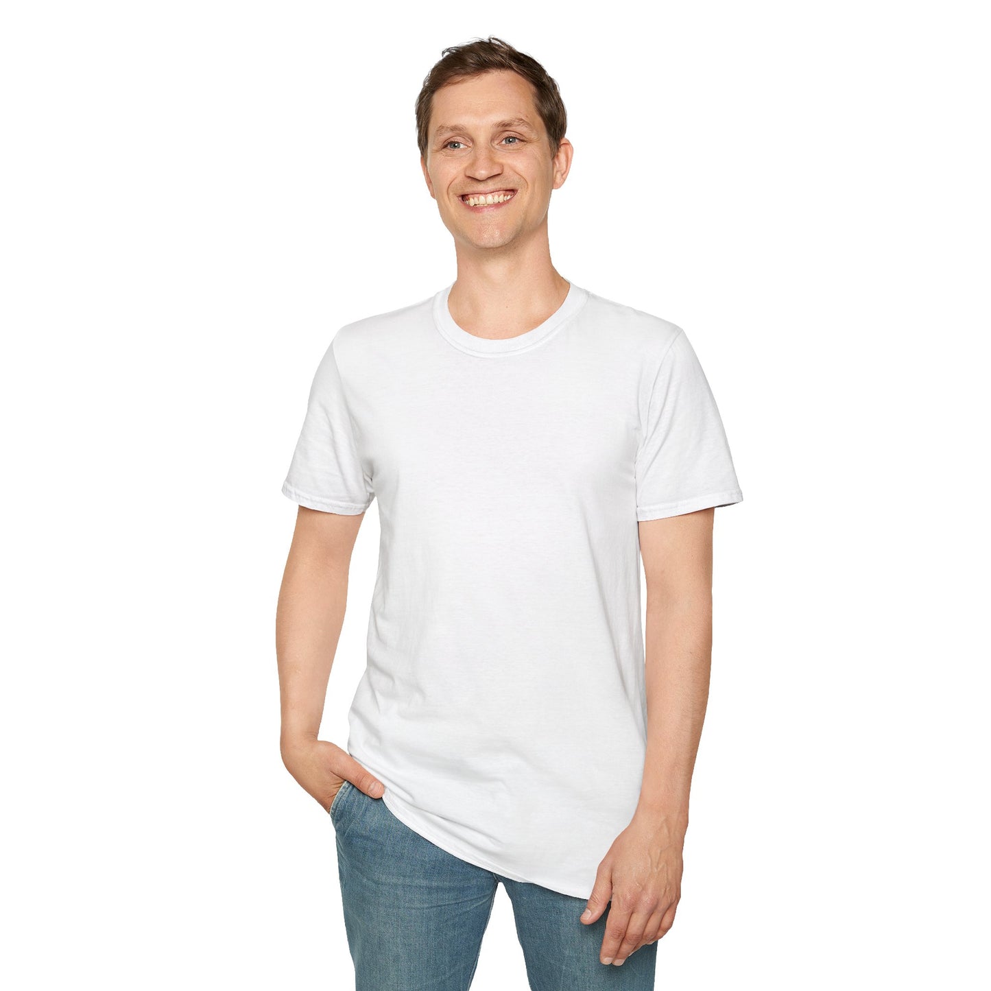 Unisex Softstyle T-Shirt (HAHA/AAHH (Haha...I get it, joke's on me.)
