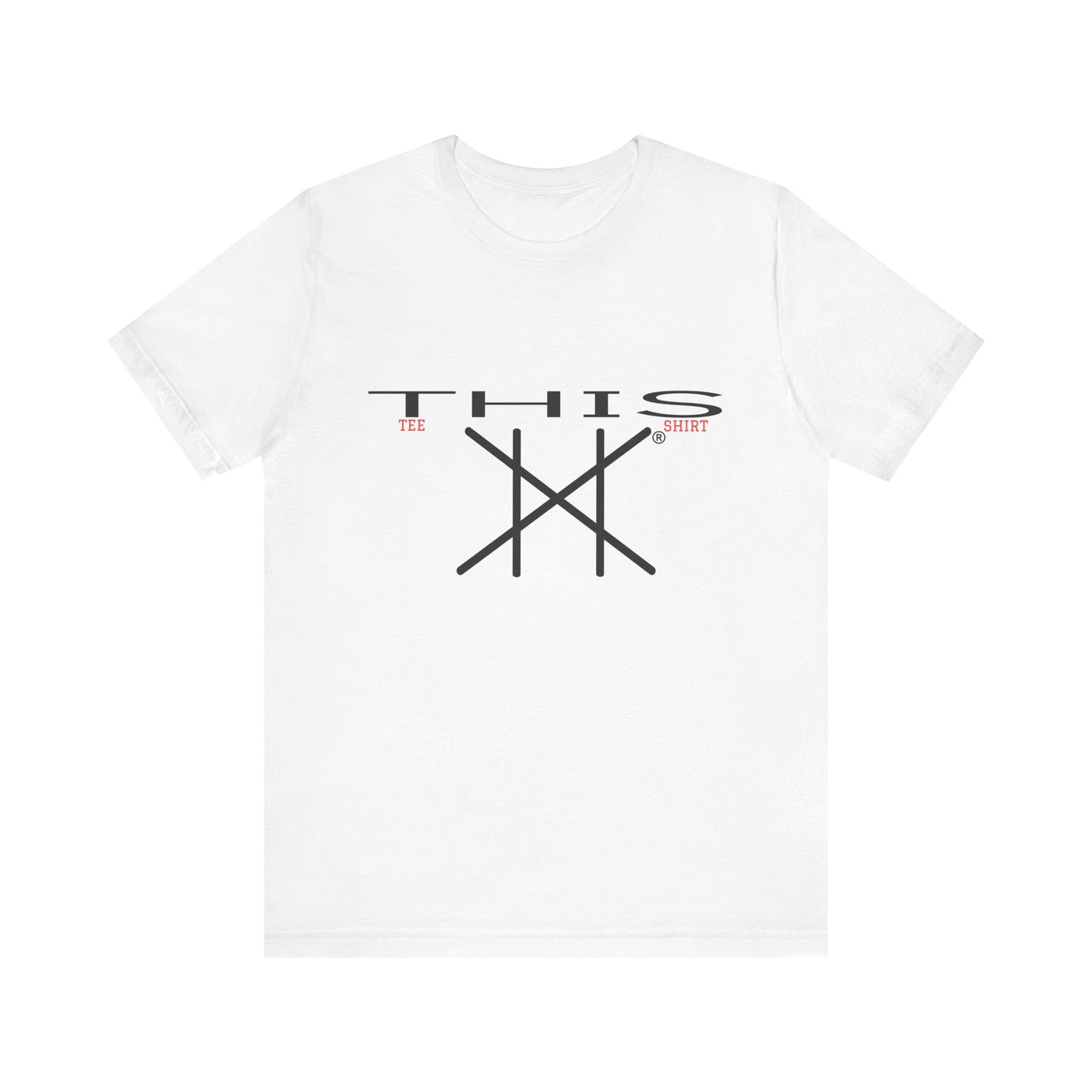 THIS Unisex Jersey Short Sleeve Tee Shirt