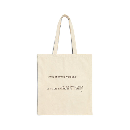 Cotton Canvas Tote Bag