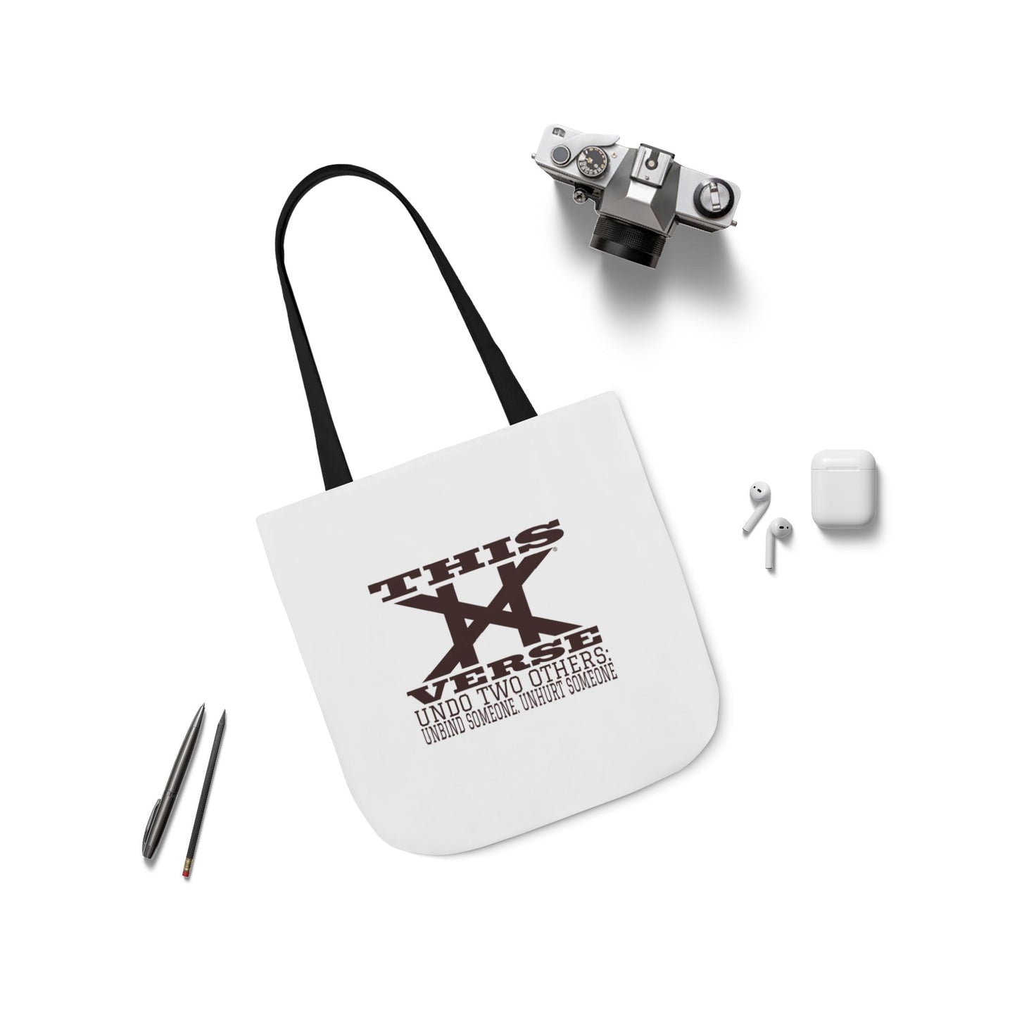 Canvas Tote Bag, 5-Color Straps